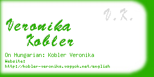 veronika kobler business card